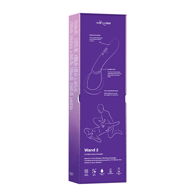 WE VIBE - Wand 2 App-Controlled Wand Massager (Purple)