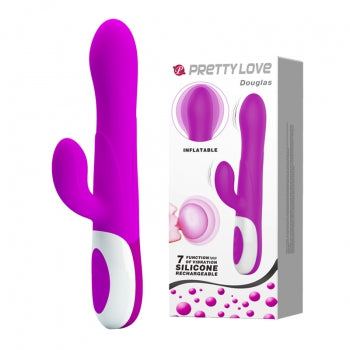 Pretty Love - Vibrator Kelinci Tiup Douglas (Ungu)