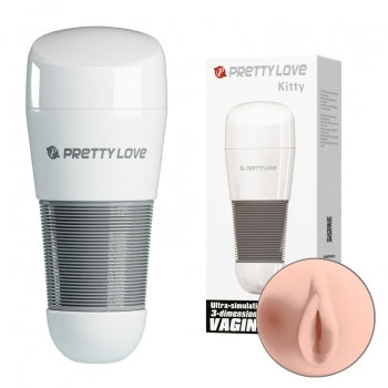 Pretty Love - Masturbator Kitty Stroker (Beige)