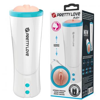 Pretty Love - Aby Automatic Thrusting Masturbator (White)