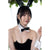 AandT - Fluffy and Cute Sexy Bunny Girl Costume (Black) AT1035 CherryAffairs