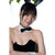 AandT - Fluffy and Cute Sexy Bunny Girl Costume (Black) AT1035 CherryAffairs