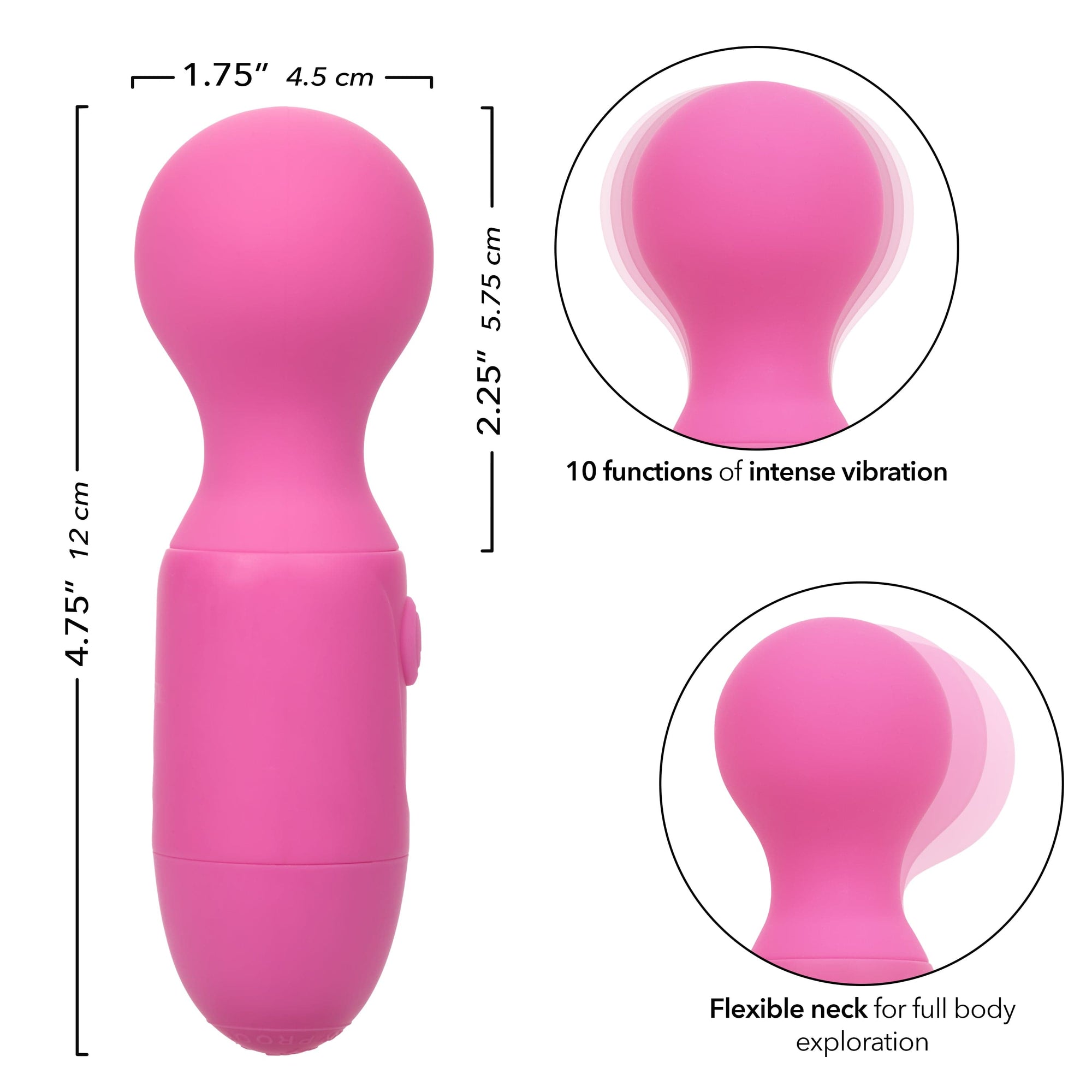 California Exotics - First Time Rechargeable Mini Wand Massager CherryAffairs