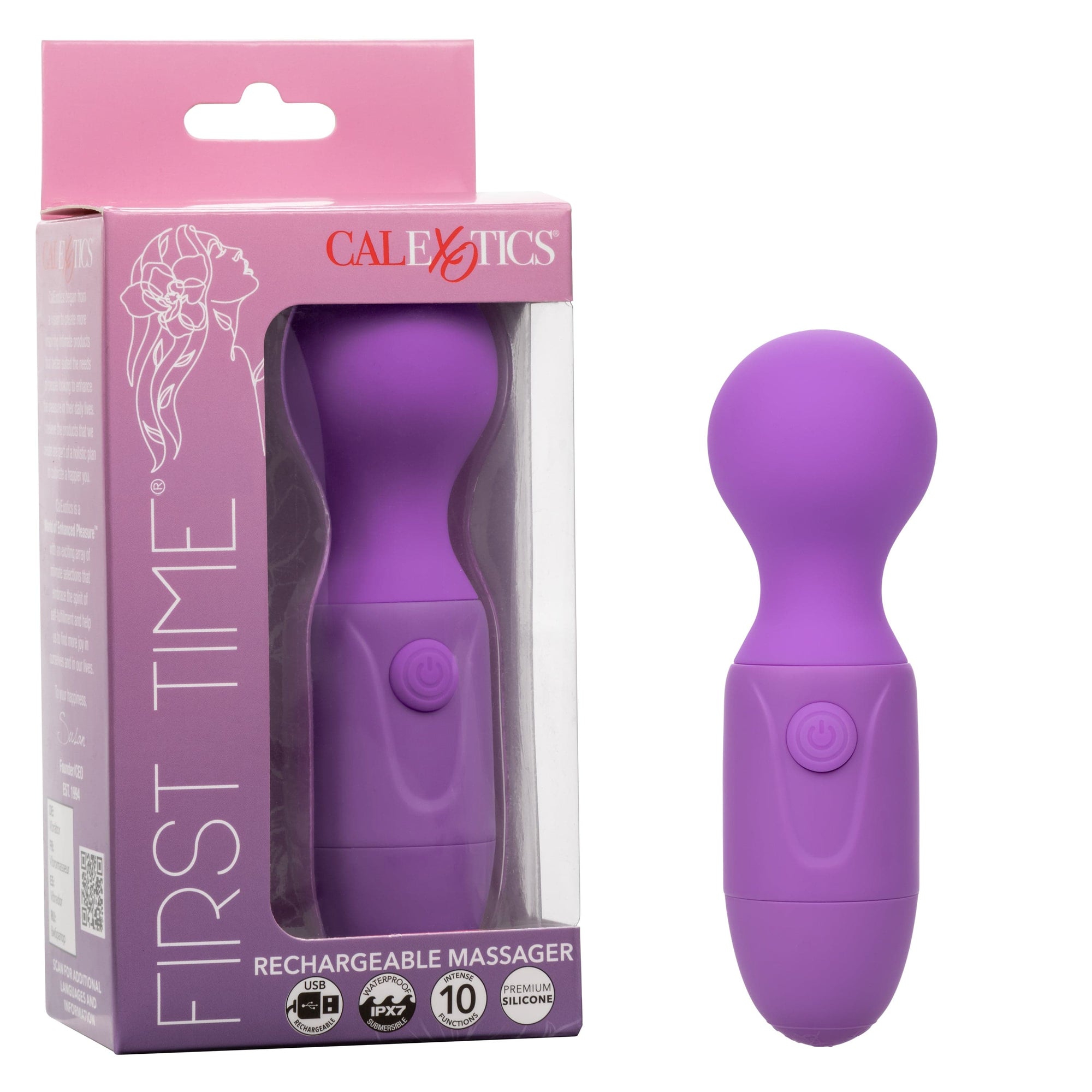 California Exotics - First Time Rechargeable Mini Wand Massager CherryAffairs