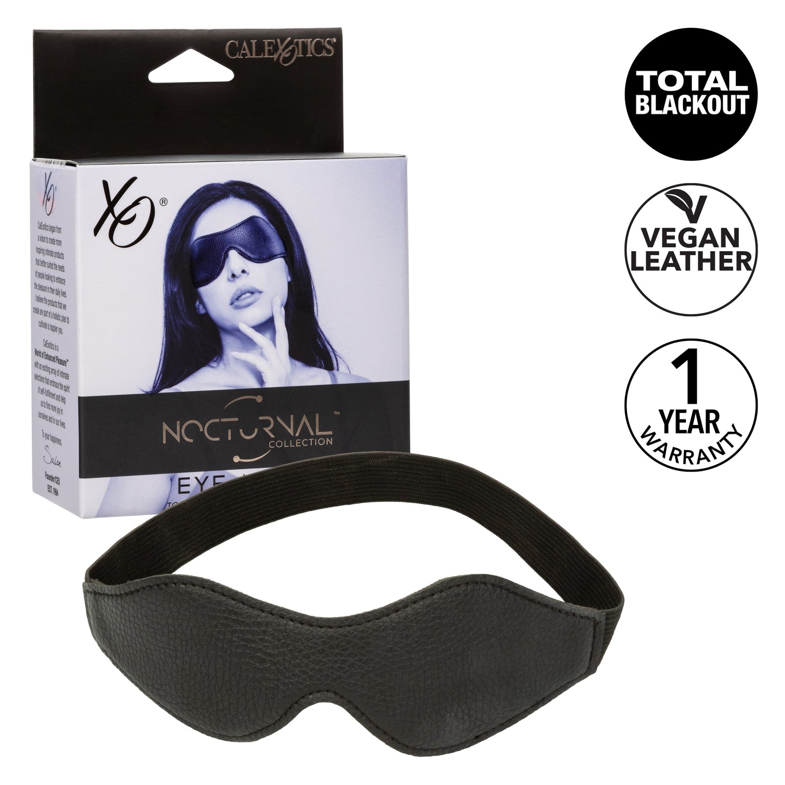 California Exotics - Nocturnal Collection Eye Mask (Black) CE2073 CherryAffairs