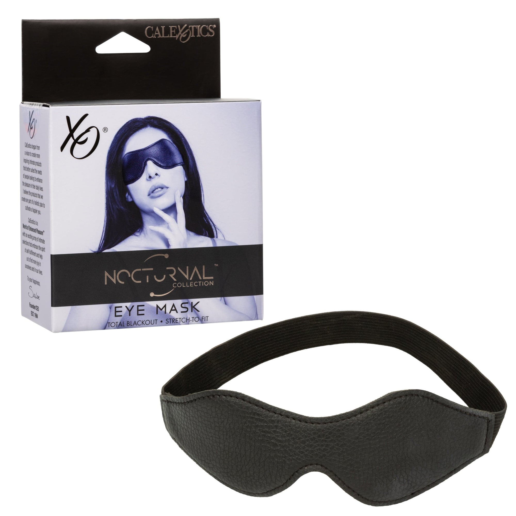 California Exotics - Nocturnal Collection Eye Mask (Black) CE2073 CherryAffairs