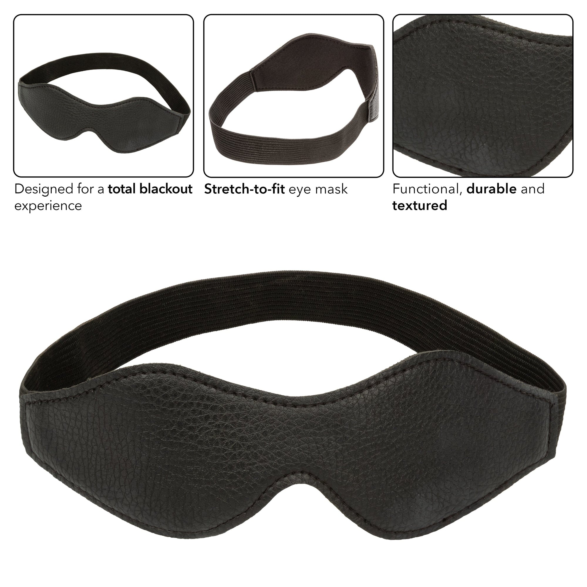 California Exotics - Nocturnal Collection Eye Mask (Black) CE2073 CherryAffairs