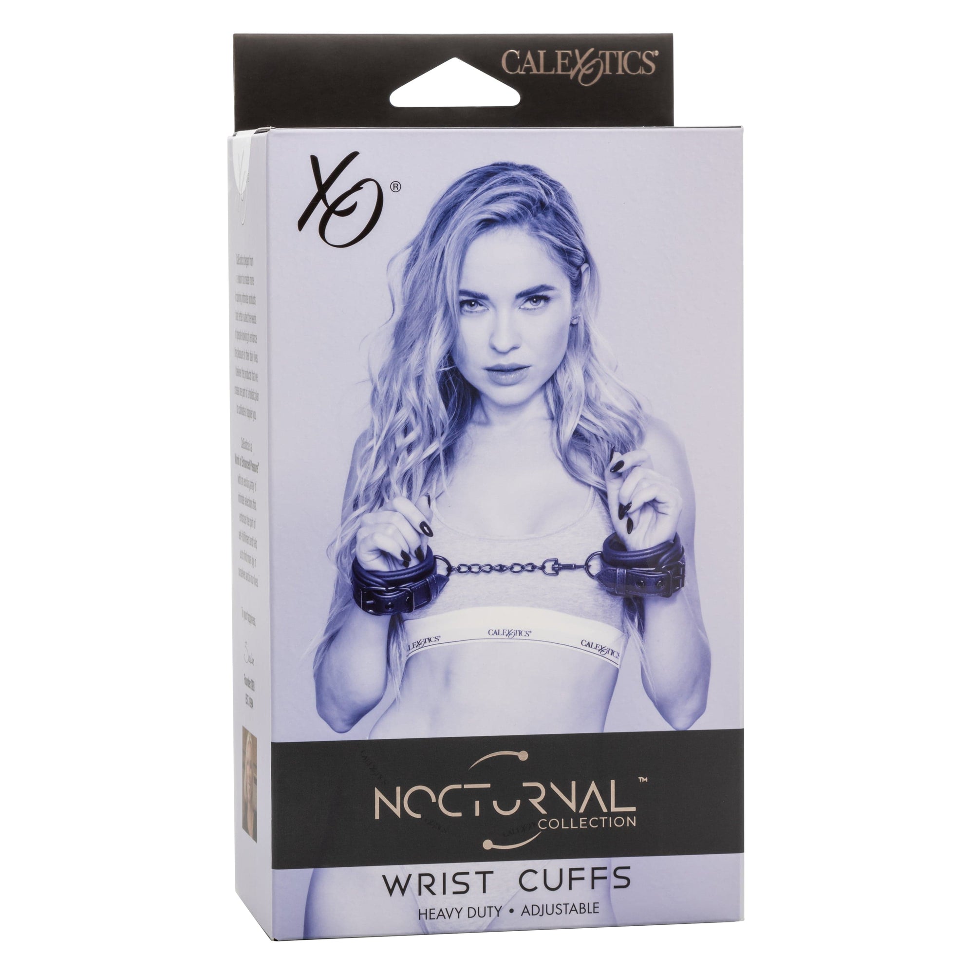 California Exotics - Nocturnal Collection Wrist Cuffs (Black) CE2075 CherryAffairs