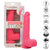 California Exotics - Rechargeable Rumbling and Thrusting Silicone Studs Realistic Dildo with Balls 9.5" (Pink) CE2046 CherryAffairs