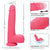 California Exotics - Rechargeable Rumbling and Thrusting Silicone Studs Realistic Dildo with Balls 9.5" (Pink) CE2046 CherryAffairs