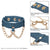 California Exotics - Ride 'em Premium Denim Collection Ankle Cuffs (Blue) CE2088 CherryAffairs