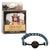 California Exotics - Ride 'em Premium Denim Collection Ball Gag (Blue) CE2085 CherryAffairs