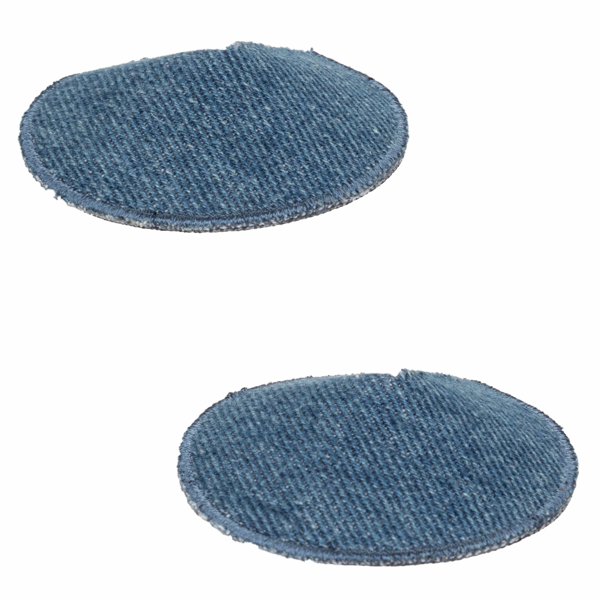 California Exotics - Ride 'em Premium Denim Collection Round Pasties Nipple Covers (Blue) CE2090 CherryAffairs