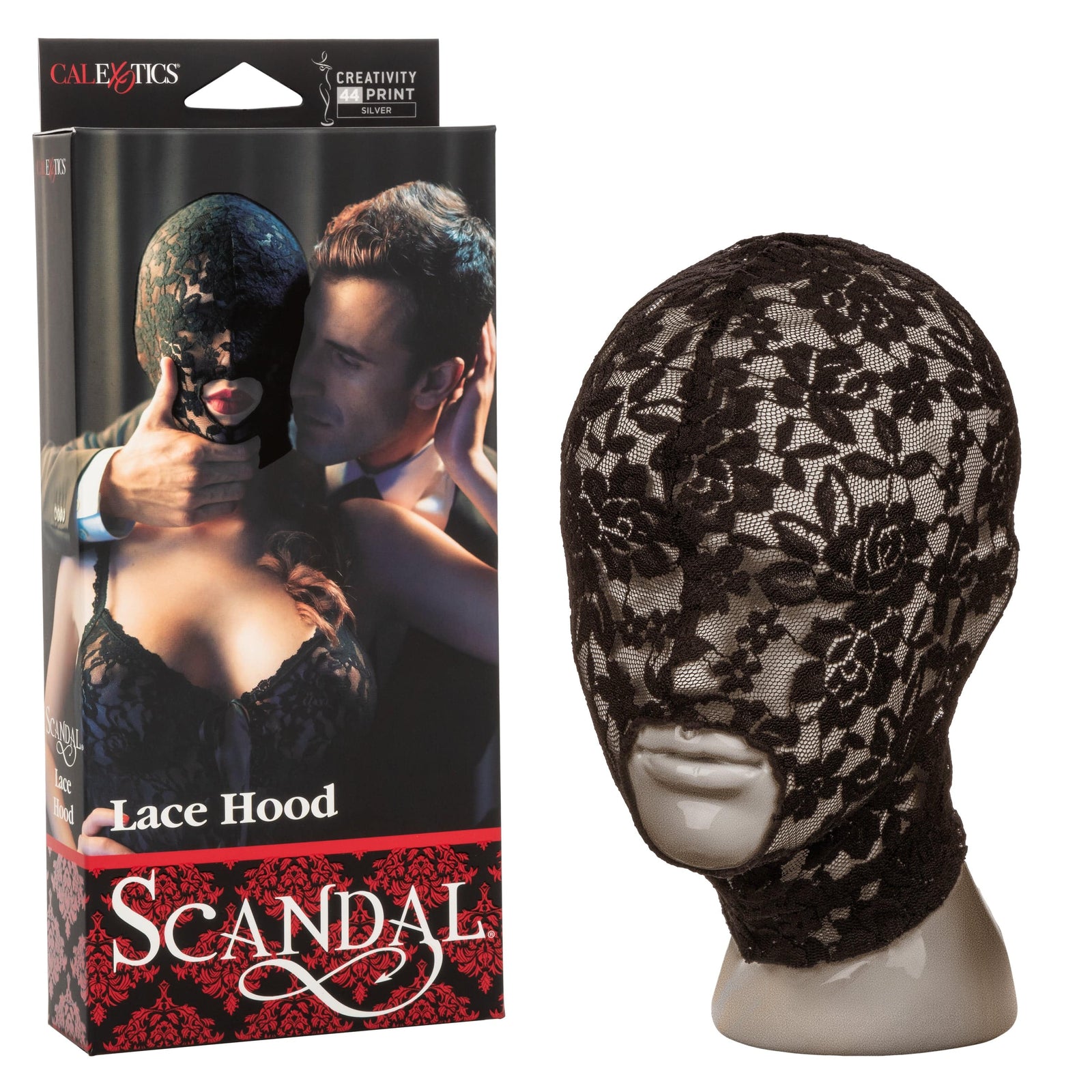 California Exotics - Scandal Lace Hood (Black) CE2077 CherryAffairs