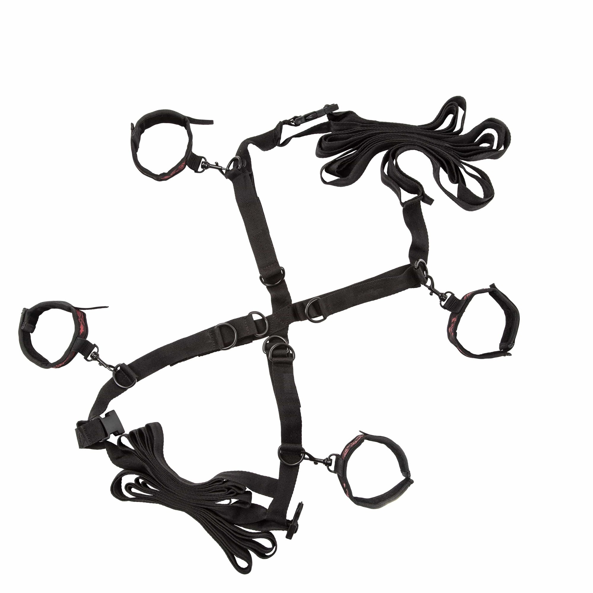 California Exotics - Scandal Over the Bed Cross Restraints (Black) CE2083 CherryAffairs