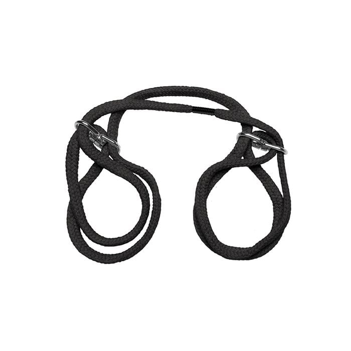 Doc Johnson - Japanese Style Bondage Wrist or Ankle Cotton Rope (Black) DJ1190 CherryAffairs