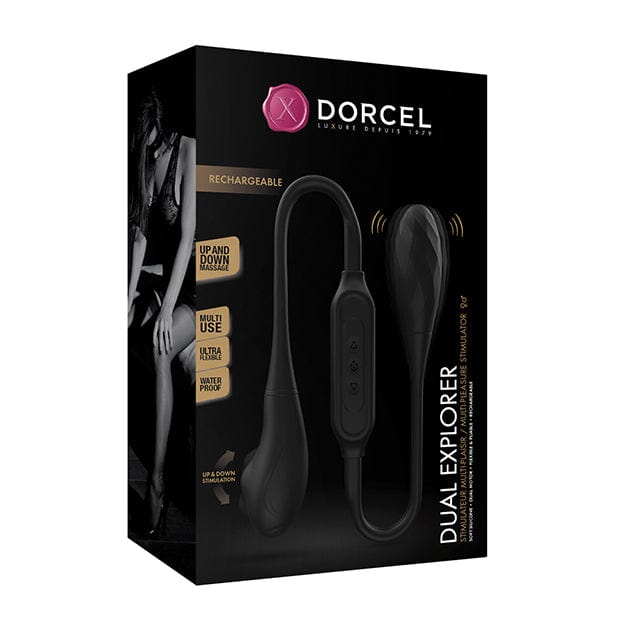 Dorcel - Dual Explorer Double Ended Thrusting Vibrator (Black) DC1028 CherryAffairs