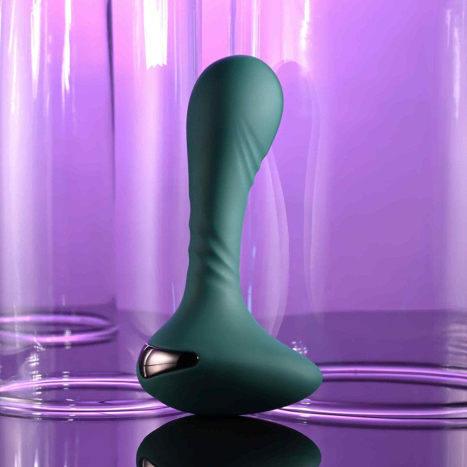 Evolved - Gender X Goes Anywhere Vibrating Prostate Massager (Green) EV1187 CherryAffairs