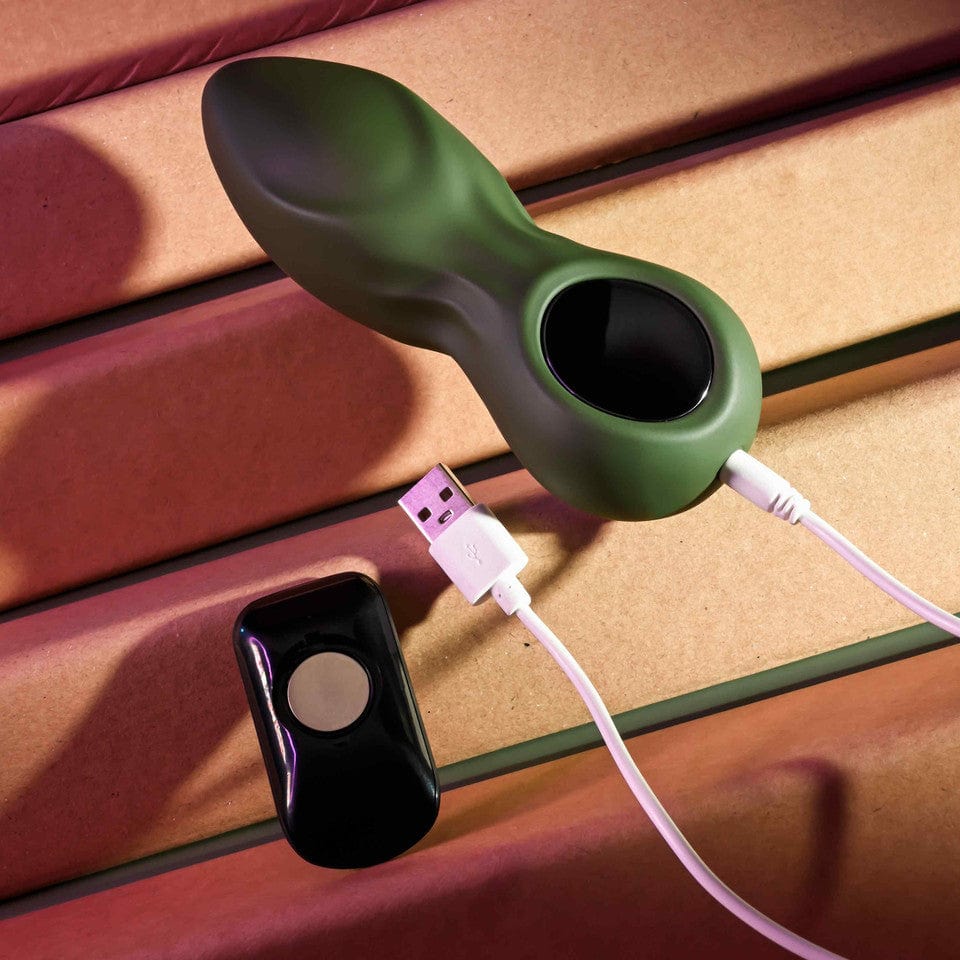 Evolved - Gender X My Secret Garden Vibrating Anal Plug (Green) EV1186 CherryAffairs