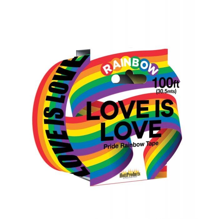 Hott Products - Love Is Love Rainbow Style Caution Party Tape (Rainbow) HTP1016 CherryAffairs