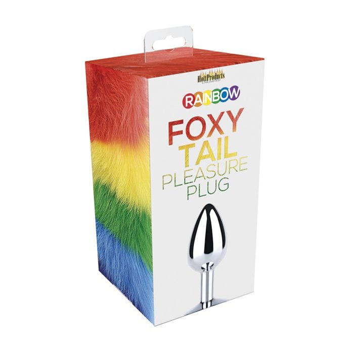 Hott Products - Rainbow Foxy Tail Butt Plug (Rainbow) HTP1017 CherryAffairs