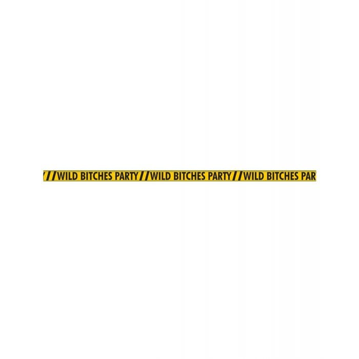 Hott Products - Wild Bitches Caution Party Tape (Yellow) HTP1013 CherryAffairs