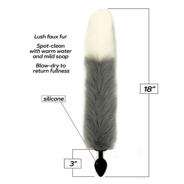 Icon Brands - Foxy Fox Tail Silicone Butt Plug CherryAffairs