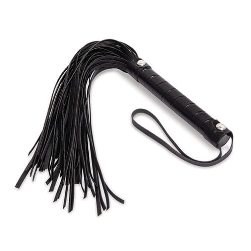 Lux Fetish - 4 Pc Bondage Strap and Flogger BDSM Kit (Black) LXF1017 CherryAffairs