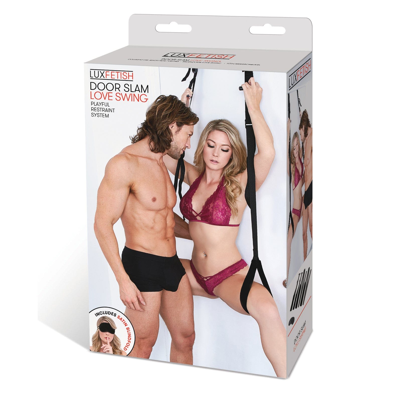 Lux Fetish - Door Slam Love Swing (Black) LXF1020 CherryAffairs