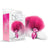 Nixie - Metal Butt Plug with Faux Fur Tail (Pink Metallic) OT1268 CherryAffairs