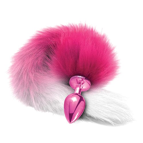 Nixie - Metal Butt Plug with Faux Fur Tail (Pink Metallic) OT1268 CherryAffairs