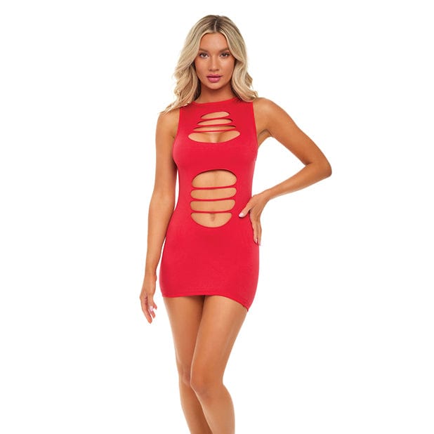 Pink Lipstick - Can&#39;t Commit Shredded Dress Costume (Red) PLS1383 CherryAffairs