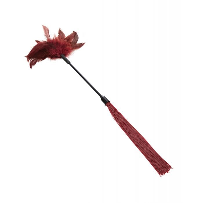 S&M - Sex and Mischief Enchanted Feather Tickler (Burgundy) SM1056 CherryAffairs