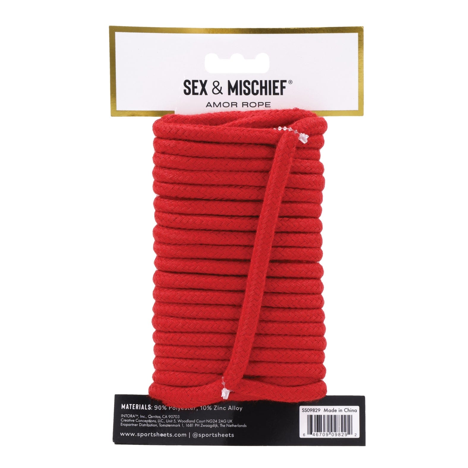 SaM - Sex and Mischief Amor Rope (Red) SM1054 CherryAffairs