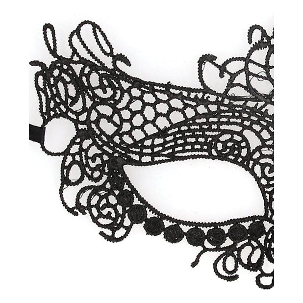 Shots - Ouch Black and White Lace Eye Mask Queen (Black) ST1066 CherryAffairs