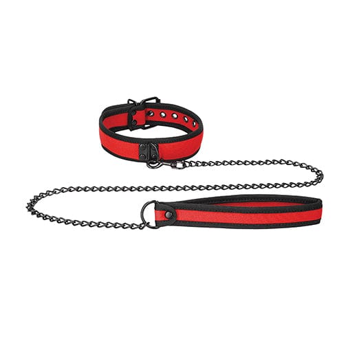 Shots - Ouch Puppy Play Puppy Collar with Leash ST1072 CherryAffairs