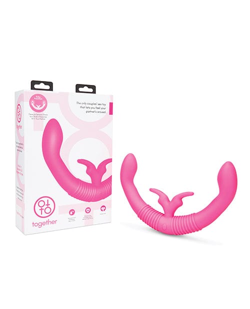 Together - Female Intimacy Vibe Double Dildo (Pink) OT1272 CherryAffairs