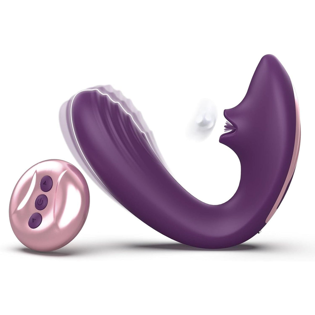 Tracy&#39;s Dog - Juicy Clitoral Licking Vibrator OG Lick (Purple) TRD1028 CherryAffairs