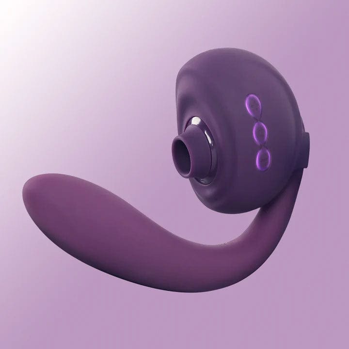 Tracy&#39;s Dog - OG 3 Detachable Clitoral Sucking Vibrator (Purple) TRD1027 CherryAffairs