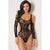 Rene Rofe - Set The Mood Bodysuit Costume OS (Black)