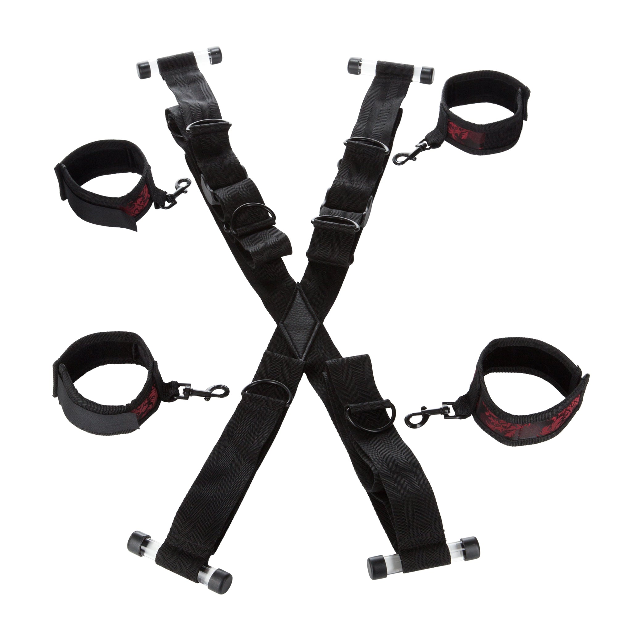 California Exotics - Scandal Over The Door Cross Restraints (Black)