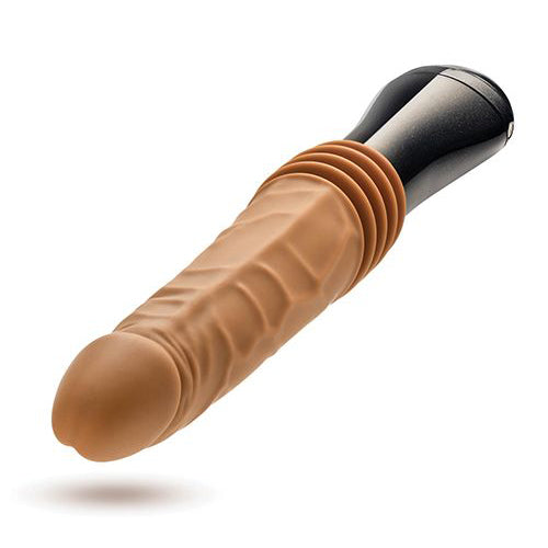 Blush Novelties - Dr Skin Silicone Dr Arthur Thrusting Gyrating Vibrating Dildo (Coklat)