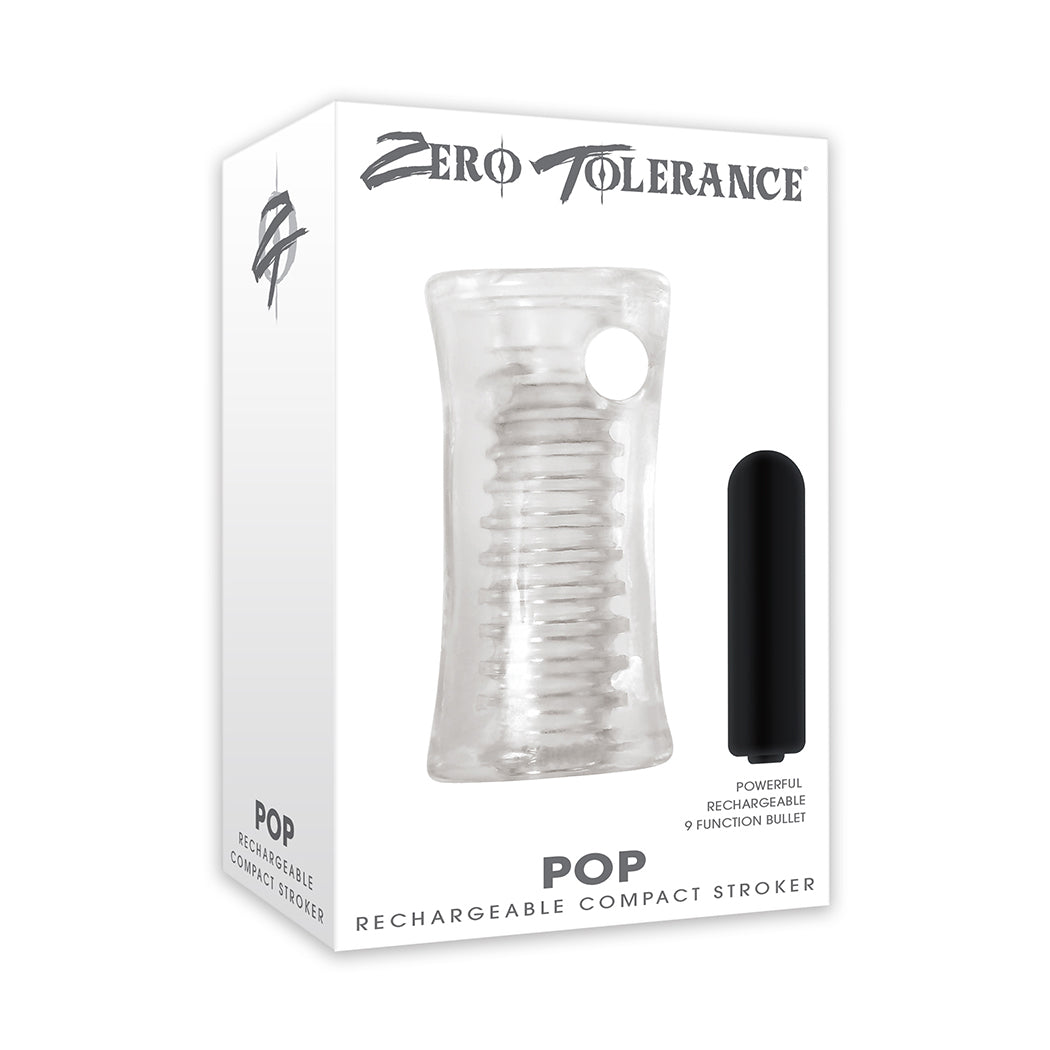 Zero Tolerance - Pop Rechargeable Compact Soft Stroker (Putih)