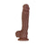 Evolved - Big Shot Dildo Semprot Getaran Realistis yang Dapat Diisi Ulang 8" (Coklat)