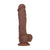 Evolved - Big Shot Dildo Semprot Getaran Realistis yang Dapat Diisi Ulang 8" (Coklat)