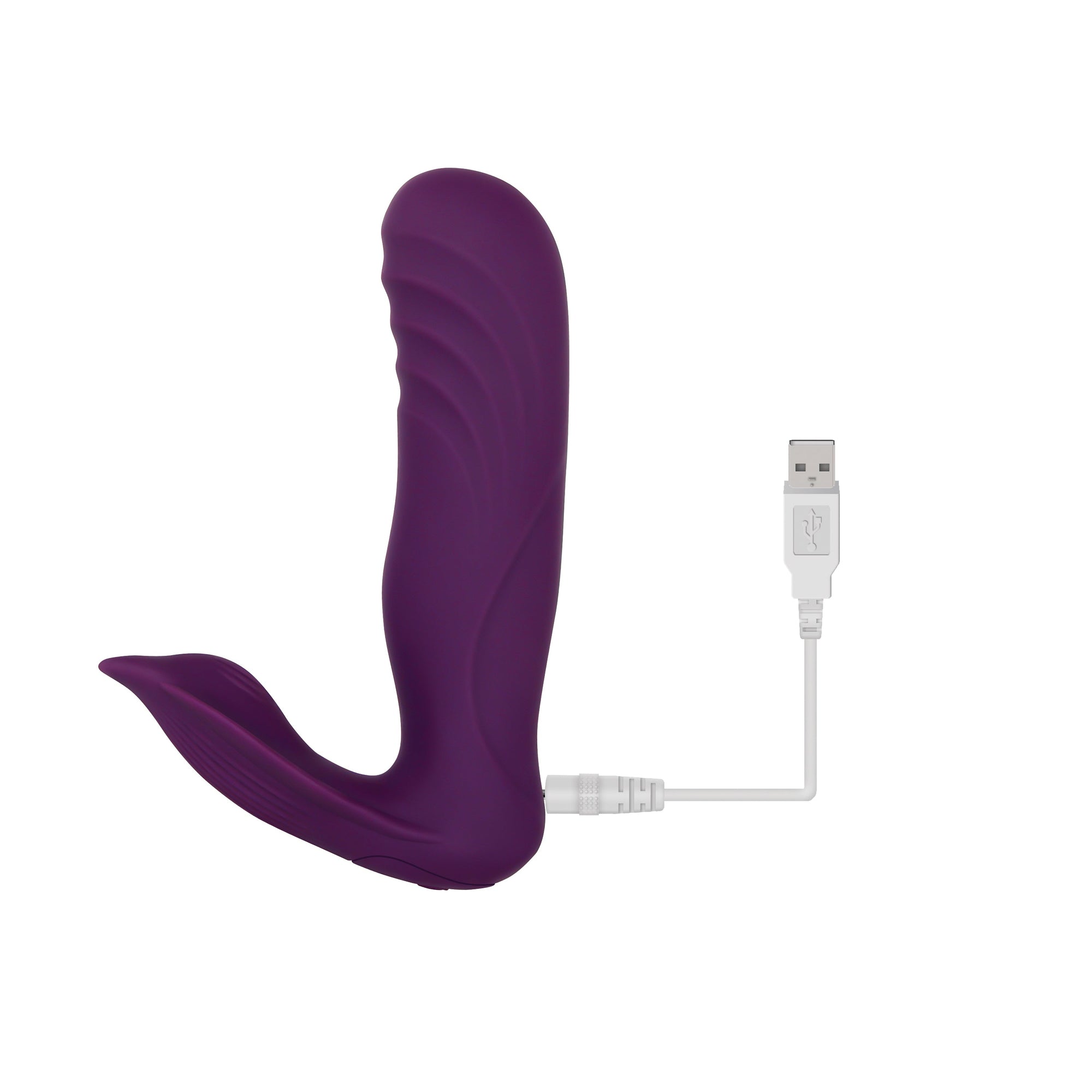 Evolved - Gender X Velvet Hammer Remote Thursting Thumping Strapless Strap On (Purple)