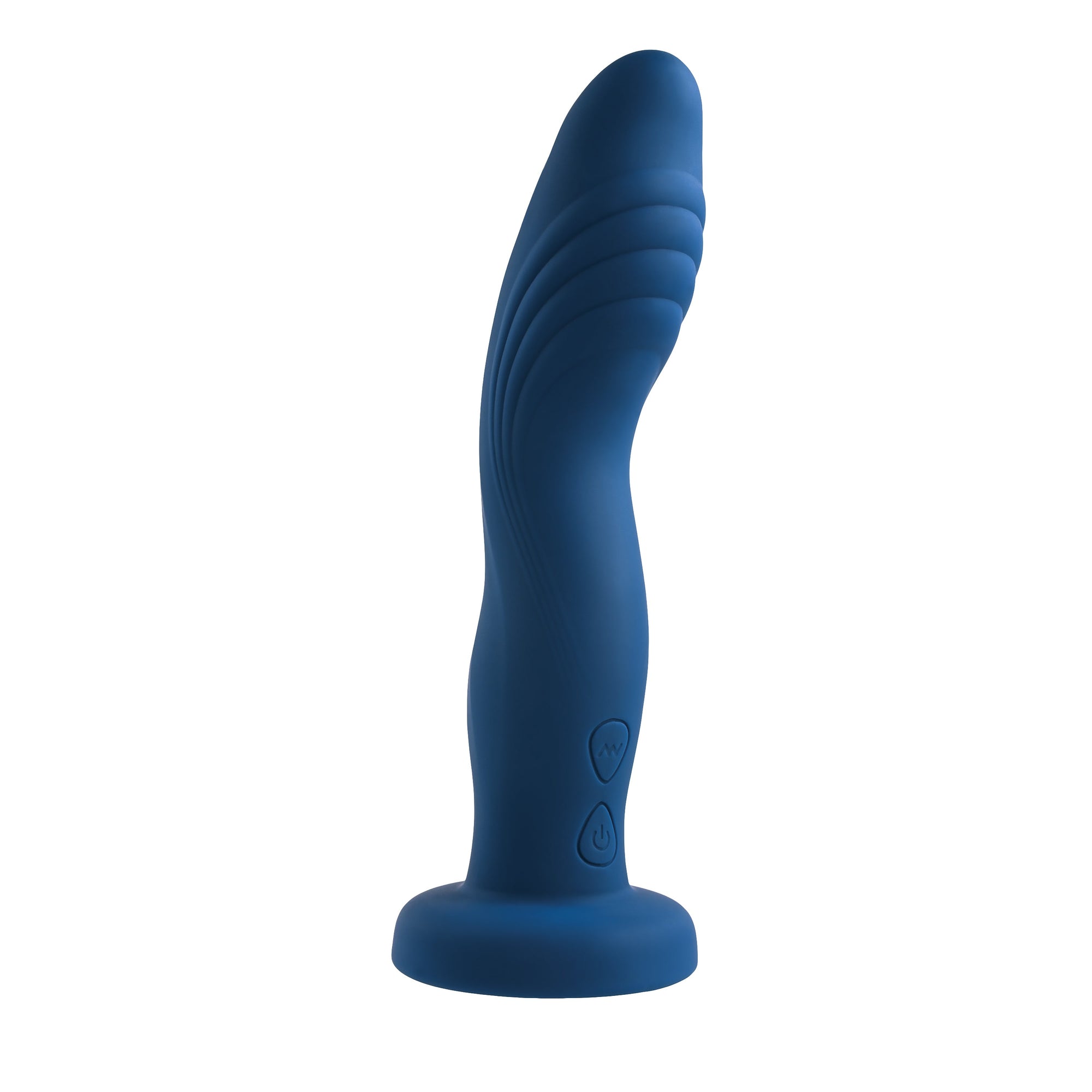 Evolved - Gender X Snuggle Up Remote Vibrating Strap On (Biru)