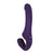 Evolved - 2 Become 1 Remote Tongue Licking Clitoral Air Stimulator Dildo (Purple)