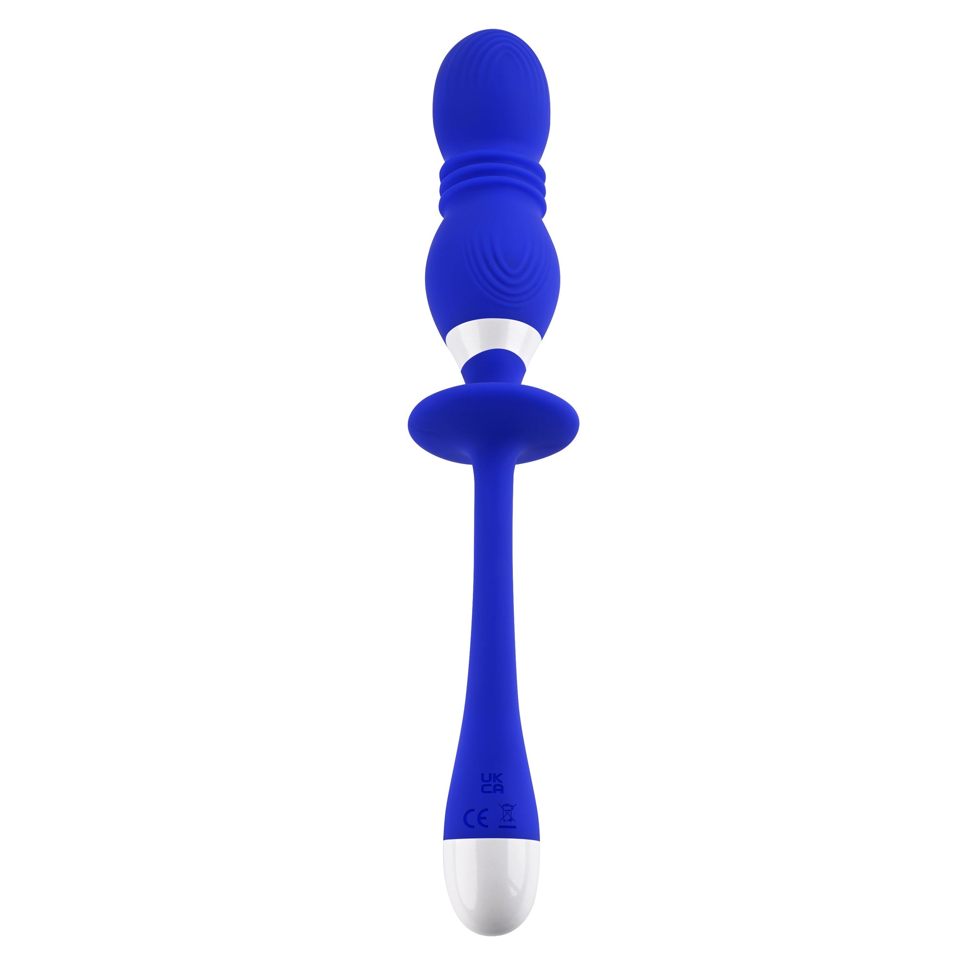 Evolved - Gender X Play Ball Thrusting Egg Vibrator (Biru)