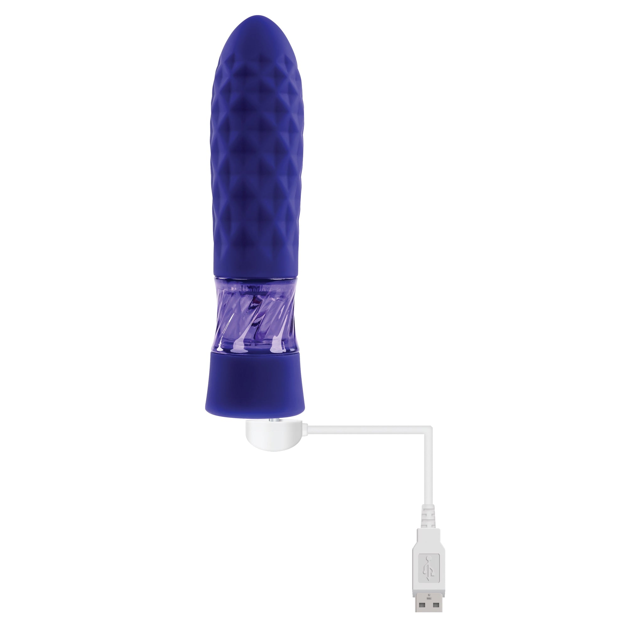 Evolved - Máy rung Raver Silicone có thể sạc lại (Màu xanh)